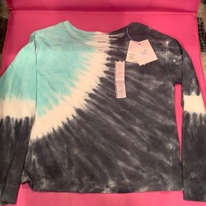Girls tie dye long sleeve shirt